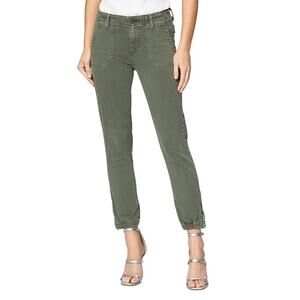 Paige 'Mayslie' Green Cropped Jogger Pants Size 26